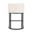 Tabouret de comptoir rembourré Bechtold