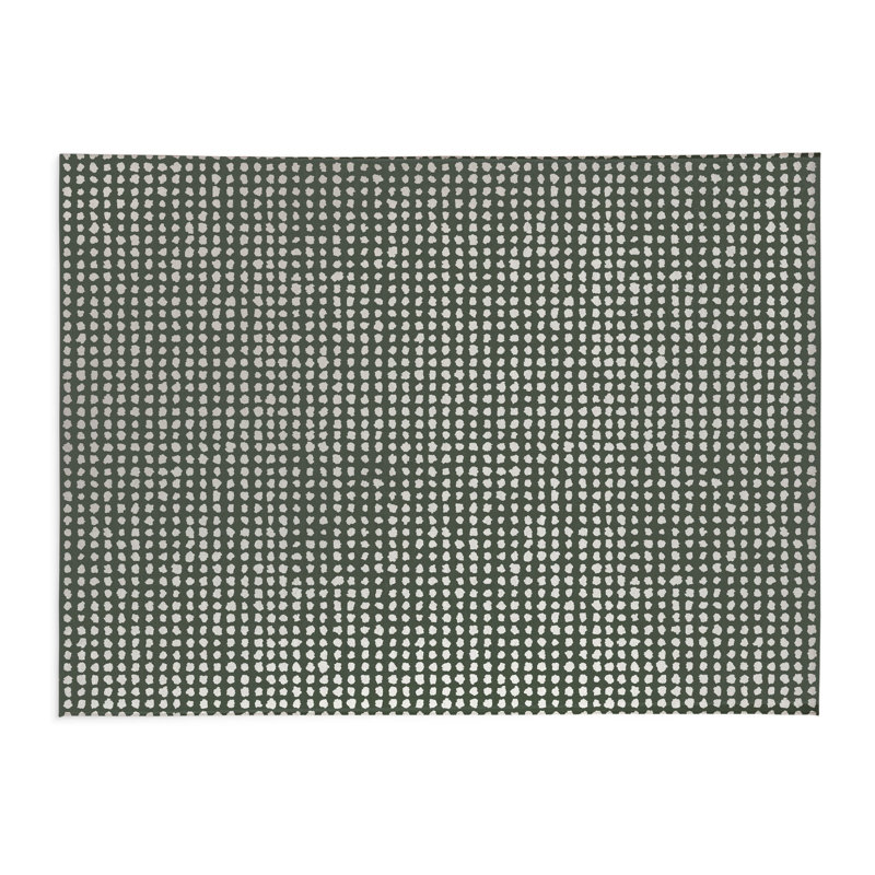 Tapis de cuisine anti-dérapant léger Grunge Row, Chimichurri, Rectangle 5 pi x 7 pi