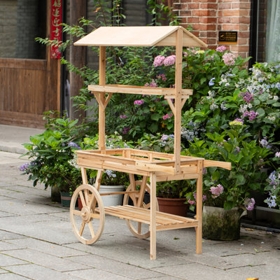 Kayveon Solid Wood Plant Stand 3 Tier