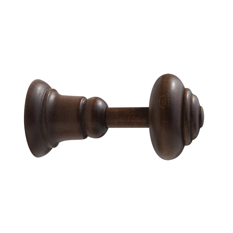 Wood Curtain Holdback/Tieback, Dark Oak