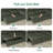 Abramson U-Shaped Corduroy Modular Sofa Bed with Storage-948214303