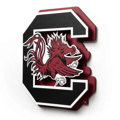 NCAA South Carolina Gamecocks 3DX Die Cut Wall Art