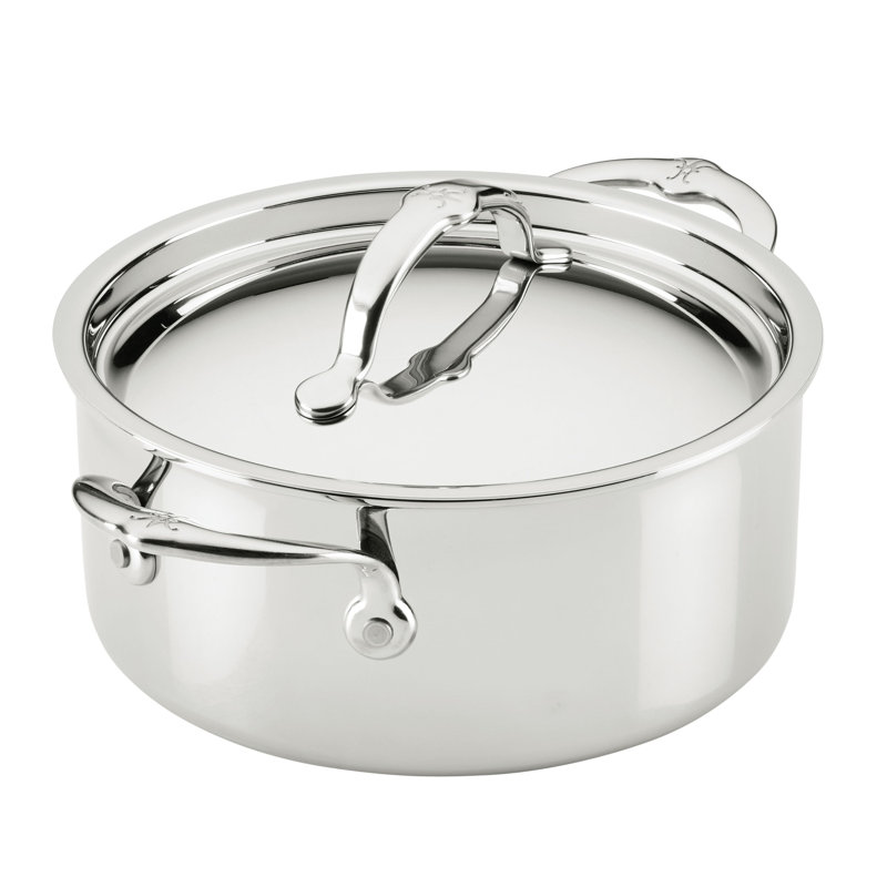 Pot à soupe professionnel en acier inoxydable avec couvercle