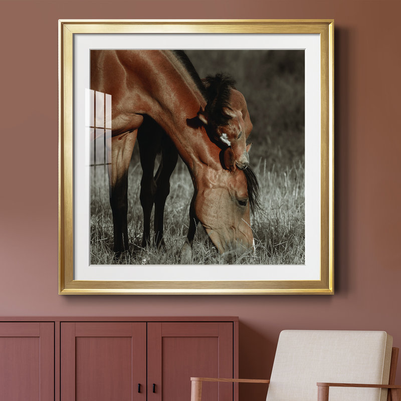 Un lien ininterrompu - photographie, H 34,5 po x l 34,5 po x P 1,5 po, Toile encadrée d'or