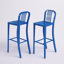 Commercial Grade Metal Indoor-Outdoor Stool with Vertical Slat Back-1056393362-1056393367