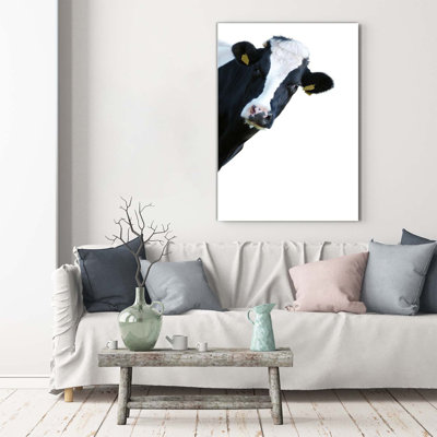 A Bred Cow - Wrapped Canvas Print