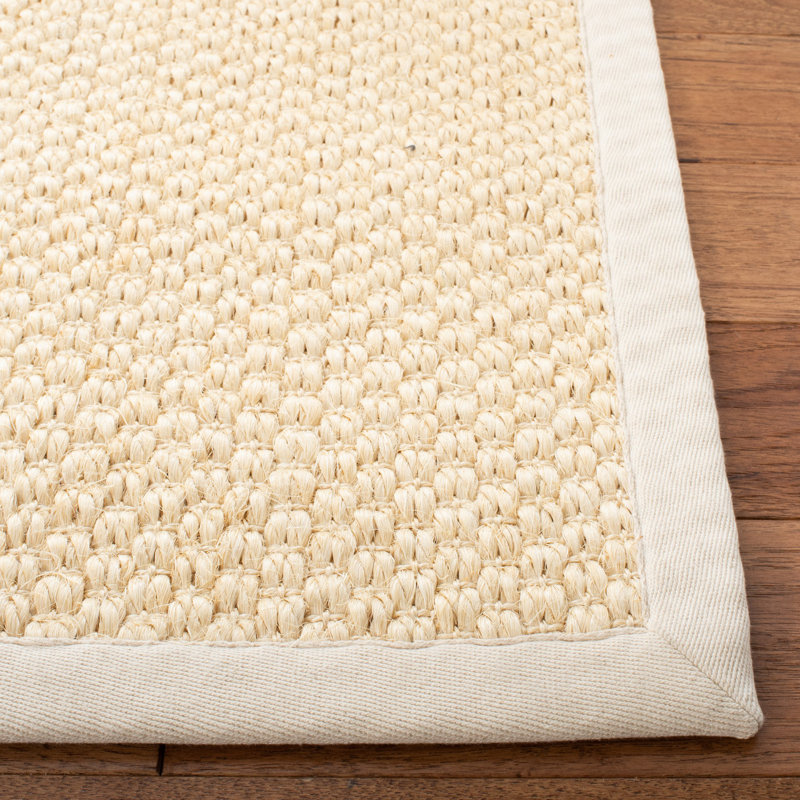 Patmore Jute / Sisal Area Rug in Beige, Rectangle 6' x 9'