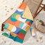 Serviette de plage réversible en microfibre, serviette de piscine 32 x 62 pouces à séchage rapide et sans sable, grande serviette de voyage légère et absorbante avec motif géométrique et à chevrons
