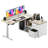Office Desk, L Shaped Standing Desk with Drawers ,Executive Computer Ergonomic Desk With File Cabinet, Electric Adjustable Height Desk,Workstation With Storage Shelves,Home Office Corner Desk with 4 Memory Presets-163094128