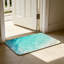 Tapis de plancher pour l'extérieur et l'intérieur Ocean Wave, 24 po x 36 po, turquoise