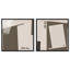 Structural Set High-Gloss Frameless Acrylic Glass Wall Art Abstract Print by Oliver Gal, Ready to Hang, 12 x 12-1067043364-1067043389