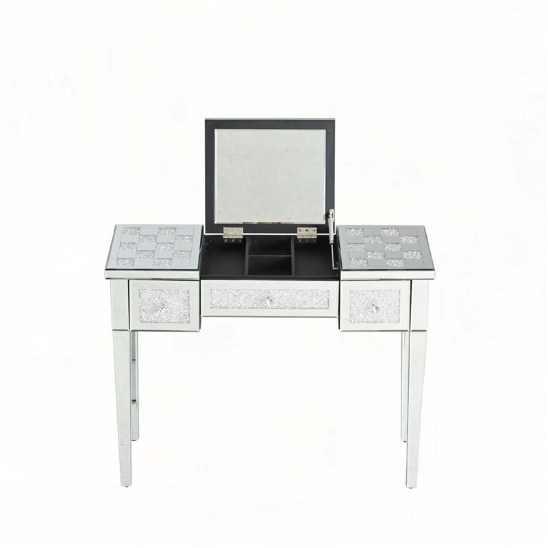 Bureau de coiffeuse à maquillage en miroir