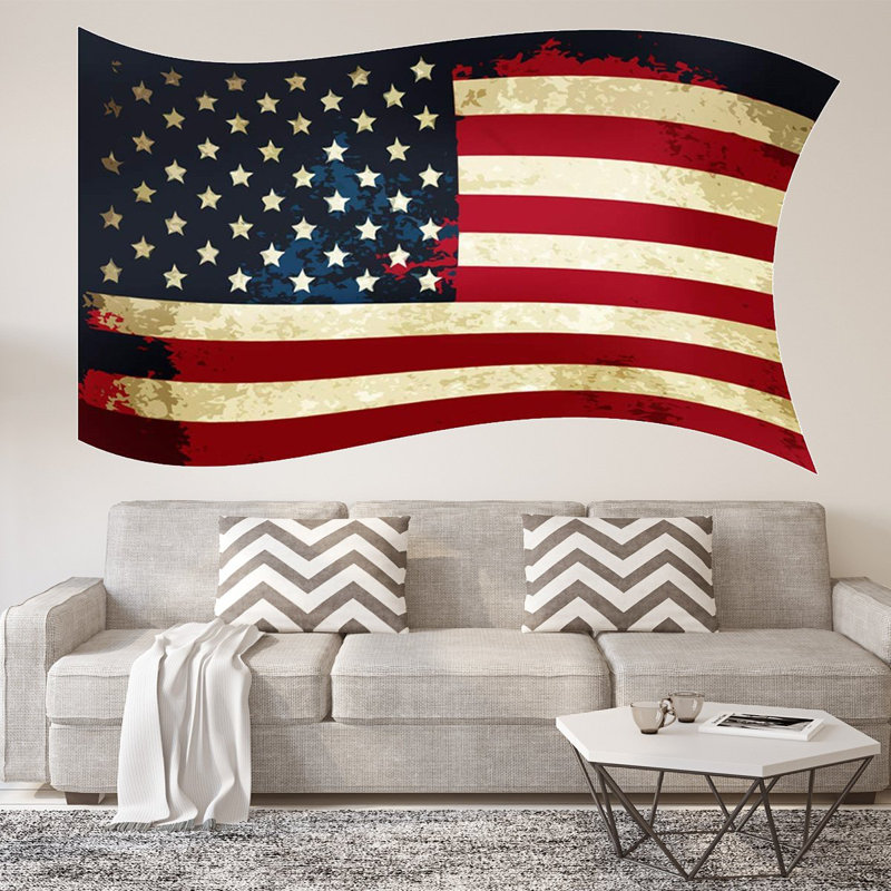 Abstract Wall Decal, 12" H x 20" W