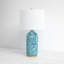 Lampe de table sarcelle 24 po Artoria