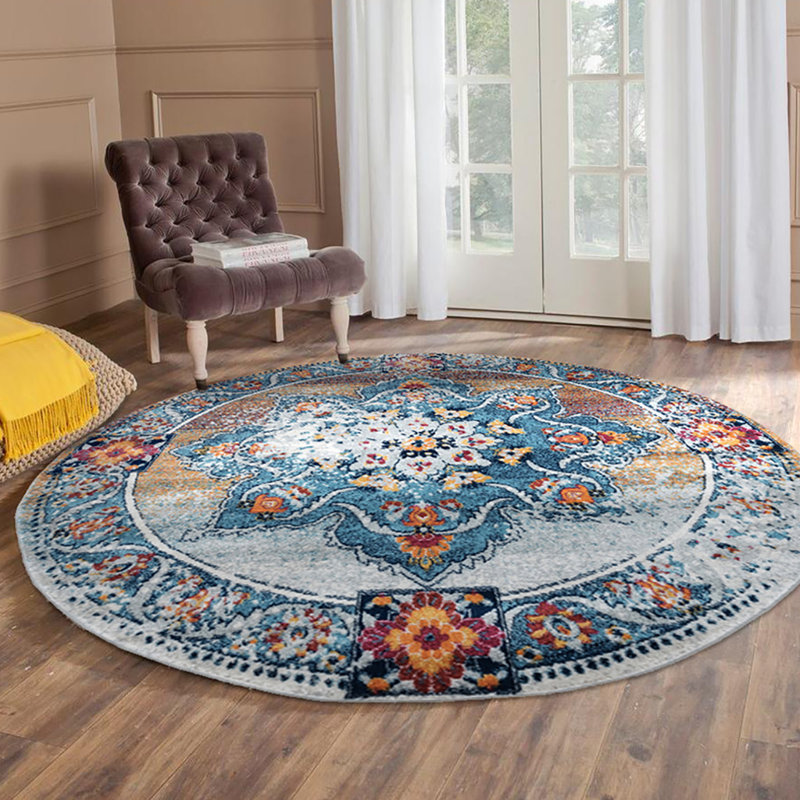 Tapis tissé à la machine 6 pi
