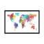 Carte typographique du monde par Michael Tompsett - Impression sur toile tendue sur châssis-10857277-73933046-73933045
