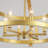 6- Light 23.1" Dimmable Farmhouse Round Cage Chandelier-1539837408