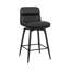 Tabouret de comptoir pivotant 26 po avec structure en métal-131635107