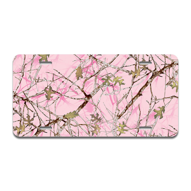 Conceal Pink Aluminum Plate Frame