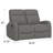 gray reclining loveseat-1102923330