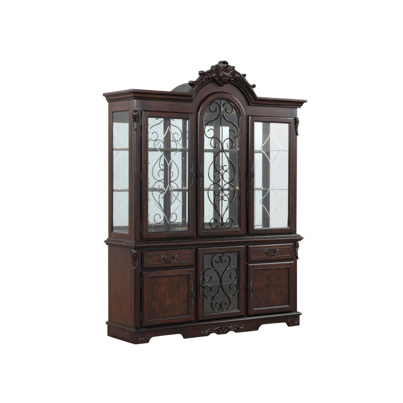 Buffet traditionnel 70,6 po, cerisier brun