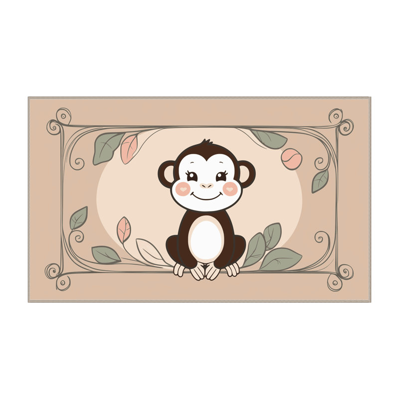 Tapis pour enfants East Urban Home, Rectangle 4pi x 6 pi