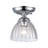 Zanera 1-Light Semi-Flush with Clear Glass-1870040875