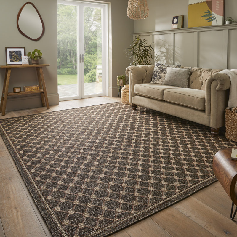 Trellis Indoor / Outdoor Area Rug, Rectangle 160 x 230cm