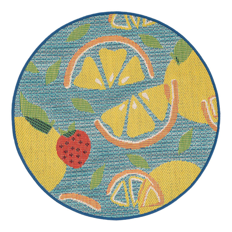 Indoor / Outdoor Rug, Round 3'3"