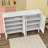 Shoe Cabinet with Adjustable Shelves-387534340