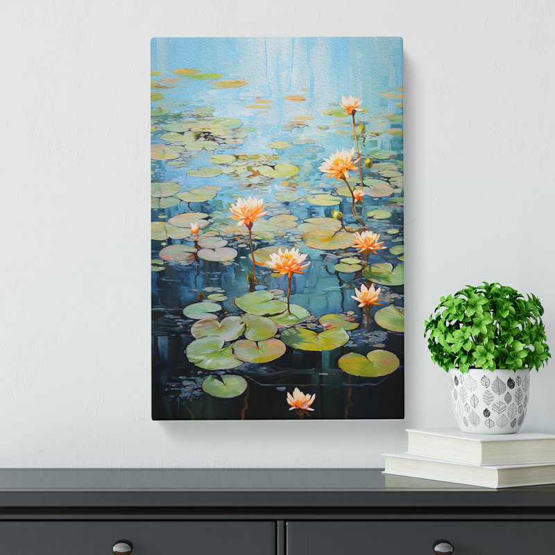 Pond Action - No Frame Print, 50cm H x 35cm W x 3cm D