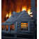 Single Panel Steel Fireplace Screen