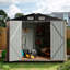 6.5 ft. W x 4 ft. D Steep Slope Metal Traditional Storage Shed 