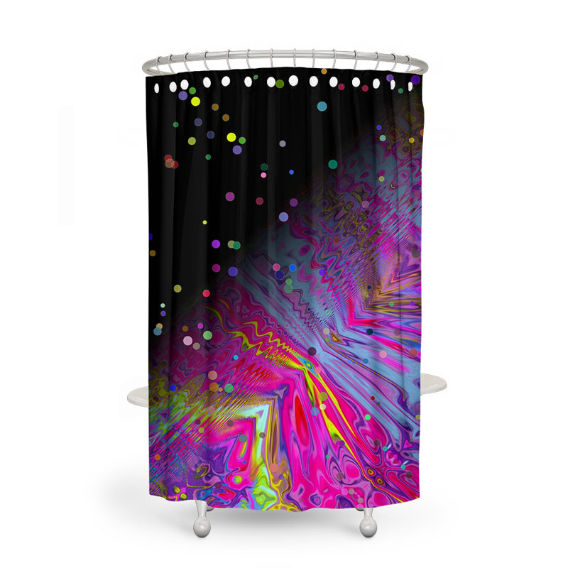 Rideau de douche simple, H 72 po x l 70 po