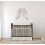 Décoration murale petites ailes d'ange en bois récupéré avec finition patinée