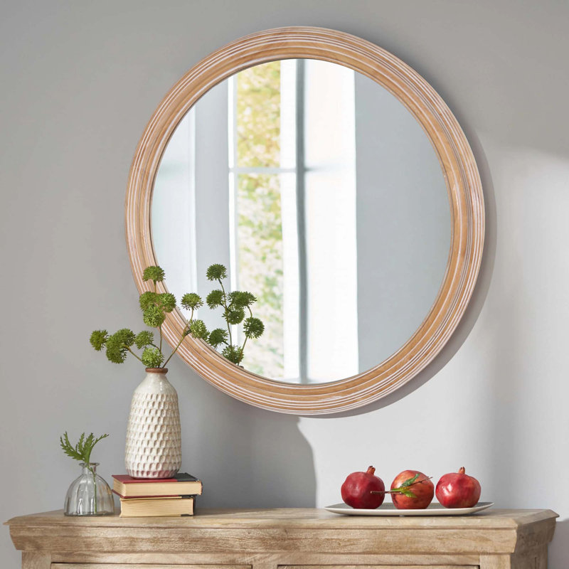 Miroir mural rond 27,5 pouces pour meuble-lavabo
