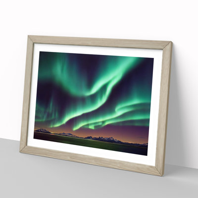 An Amazing Aurora Borealis - Single Picture Frame Print
