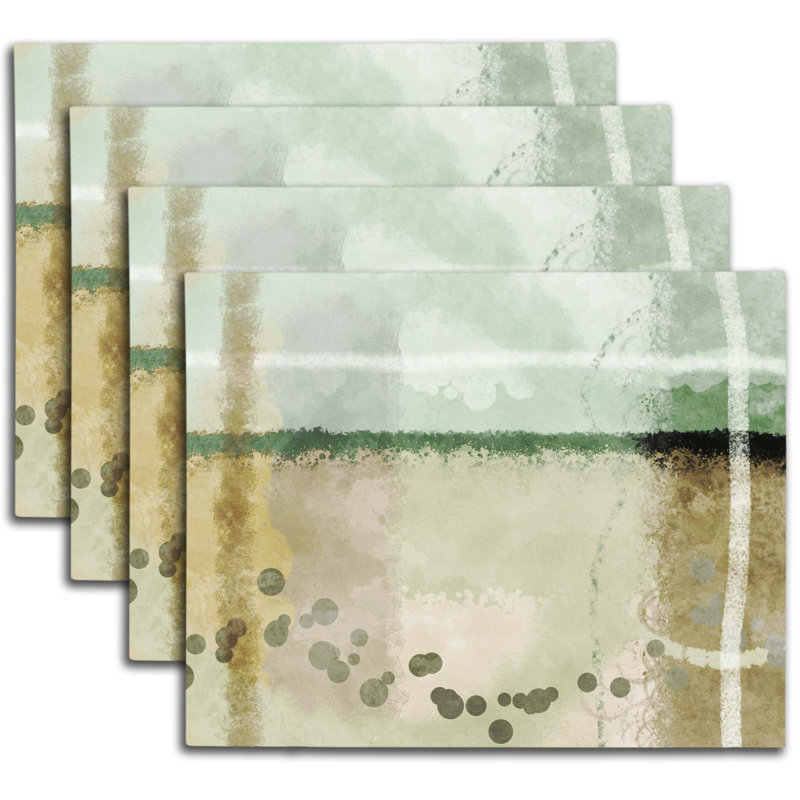 Napperon abstrait en polyester
