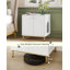 Cat Litter Box Enclosure, Hidden Litter Box Furniture with Double Doors, Wooden Pet House Side End Table, Tall Legs, 60 x 50 x 61 cm, Living Room, Bedroom-2097964388