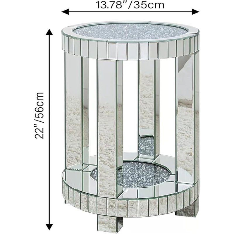 Mirror Edge Table Circular