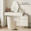Coiffeuse avec miroir lumineux, 3 tiroirs