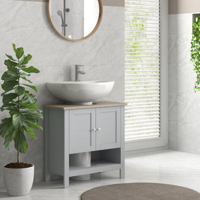 Kleankin Pedestal Sink Storage Cabinet