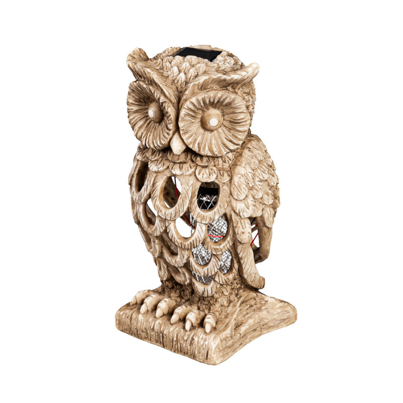 Statue de jardin Anshu Bug Zapper Owl
