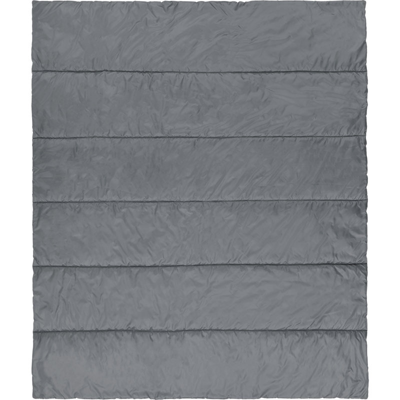 Knitted Throw Blanket, Gray