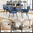 Harrod  Leather Dining Chairs With Metal Legs-875122379