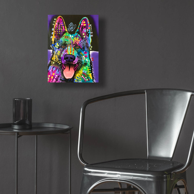 «Butterfly Shepherd» par Dean Russo Studios, art en verre acrylique, H 16 po x l 12 po x P 0,13 po