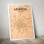 Munich City Map - No Frame Print-1498298081