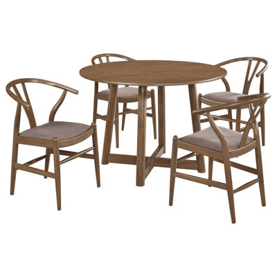Ensemble de salle à manger 5 pièces Walnut