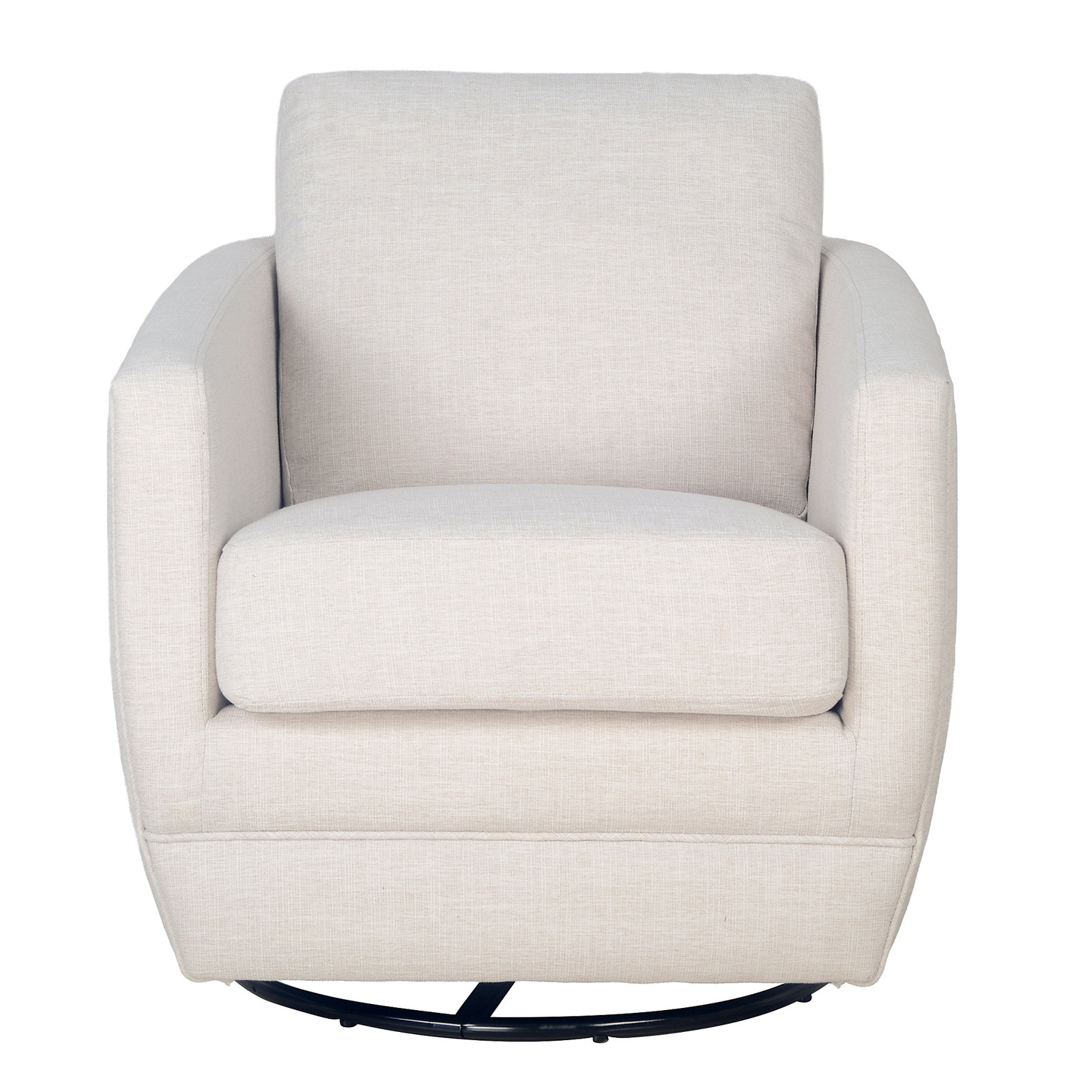 Gogh Nursery Swivel Glider, Canvas Knit