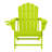 Outdoor Poly Adirondack Chair With Ottoman-1647923041